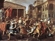 The Rape of the Sabine Women af, POUSSIN, Nicolas